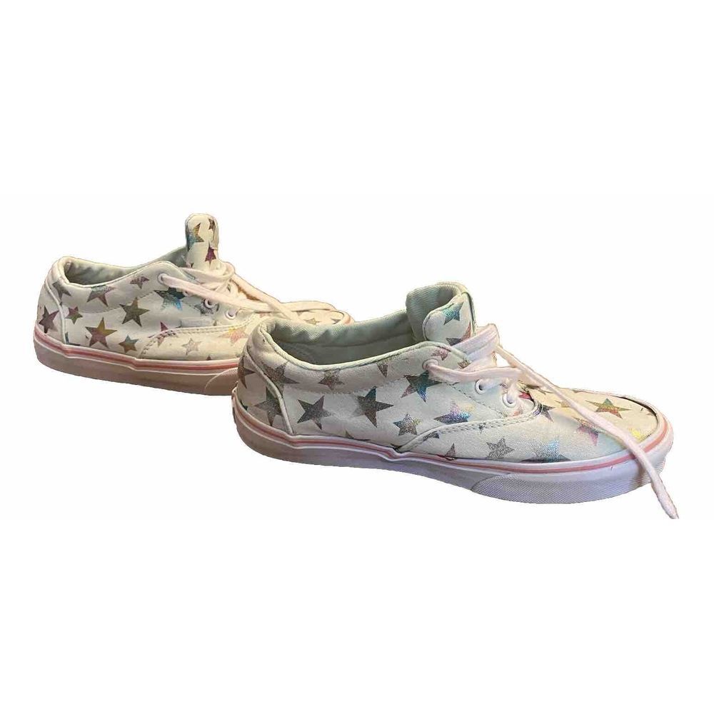 Vans Missy Low Top Shoes Multicolor‎ Stars Size 5 Slightly stained - Picture 2 of 6